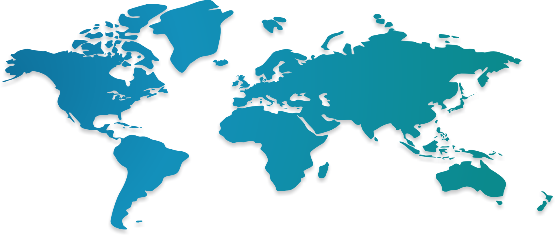 World map showing global locations of Acnos Pharma event participation