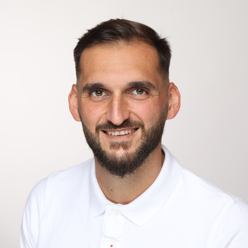 Portrait of Xhelal Kurtaliqi, HR Manager at Acnos Pharma